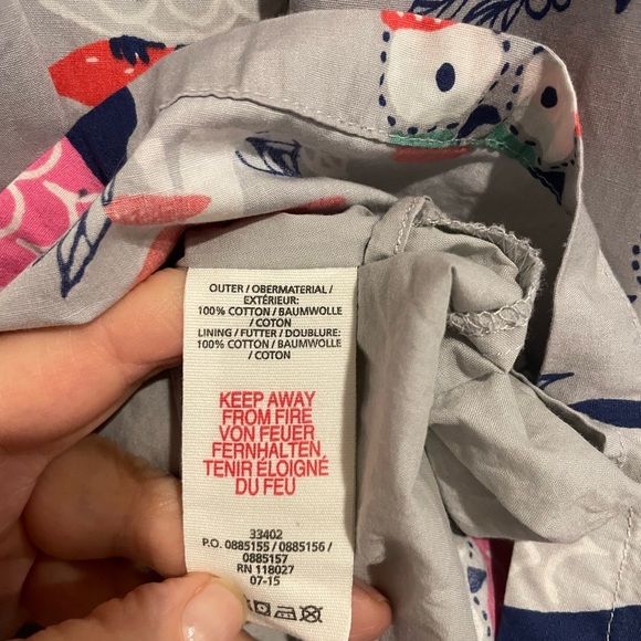 Mini Boden Adorable Gray dress with novelty Owl print. Size 7 - 8 year - Picture 8 of 9